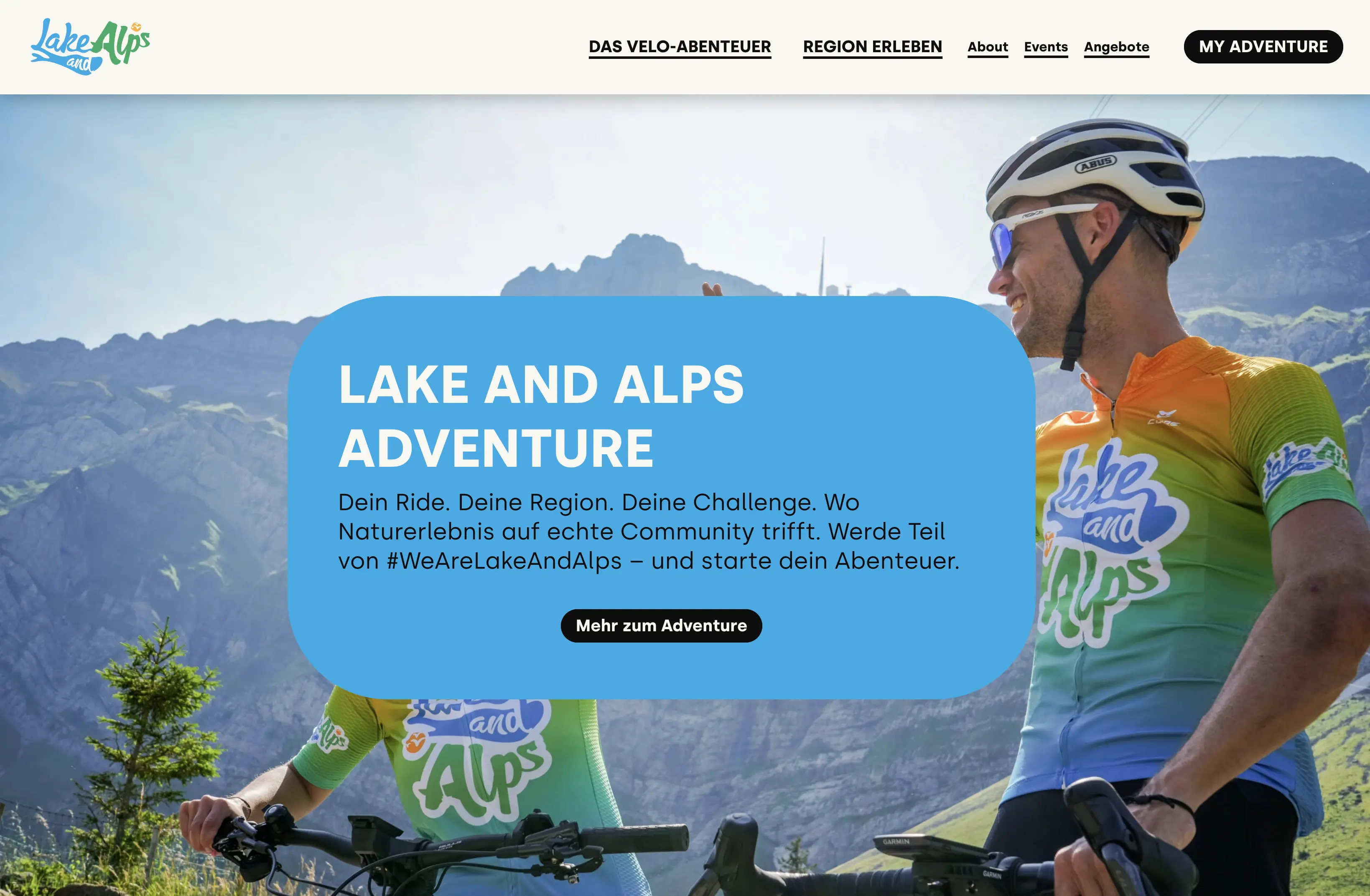Immagine di copertina del progetto «Lake and Alps Adventure»