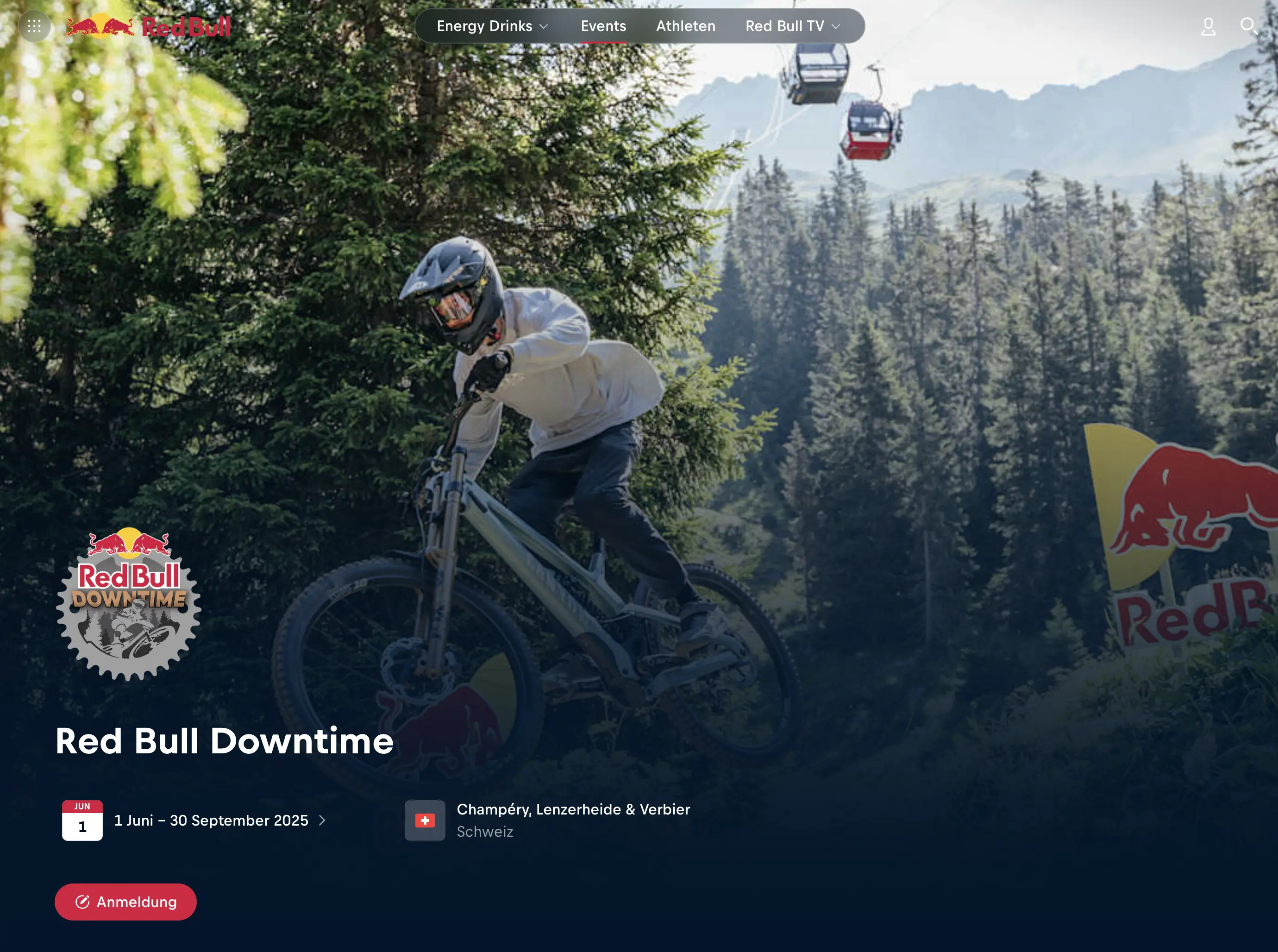 Titelbild zum Projekt «Red Bull Downtime»